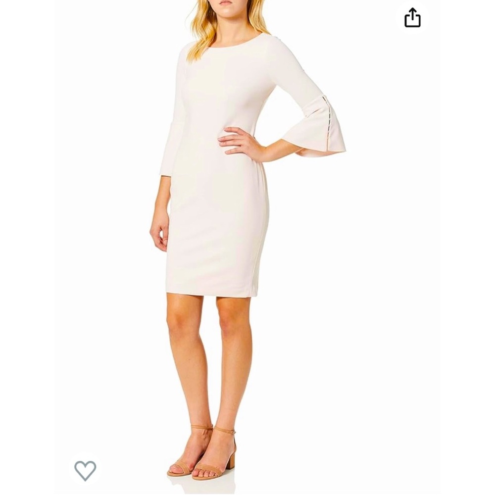 Calvin Klein Bell Sleeve Dress-New With Tags